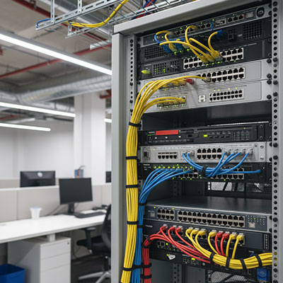 Professionnel en réseau informatique pour bureaux à Lomme