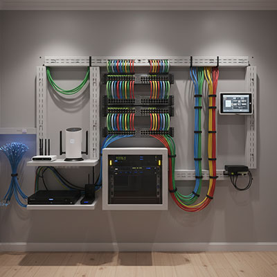 Installation réseau domestique à Lomme